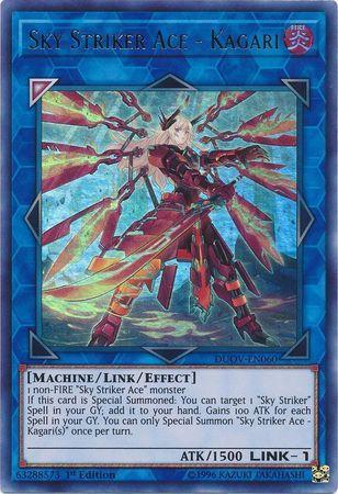 Sky Striker Ace - Kagari DUOV-EN060 YuGiOh Duel Overload