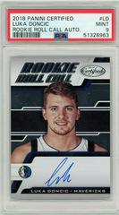 Luka Doncic Basketball Cards 2018 Panini Certified Rookie Roll Call Autographs Prices