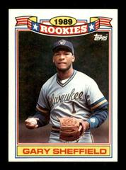 Gary Sheffield [Foil Test] Baseball Cards 1990 Topps Glossy Rookies Prices