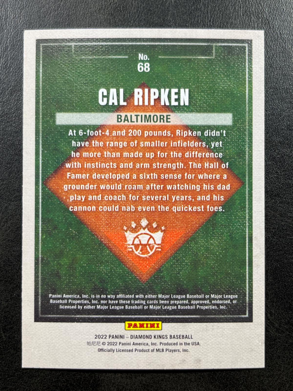 Cal Ripken 68 Prices 2022 Panini Diamond Kings Baseball Cards