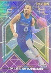 Jalen Brunson [Green] Basketball Cards 2021 Panini Recon Prices