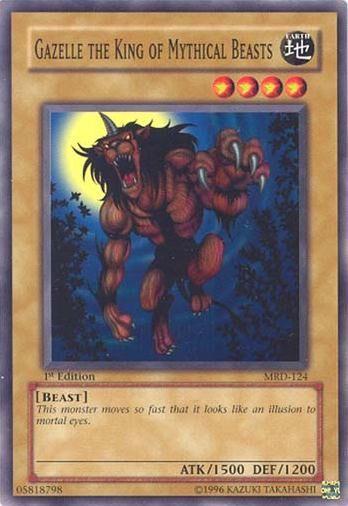 Gazelle the King of Mythical Beasts [1st Edition] MRD-124 YuGiOh Metal Raiders