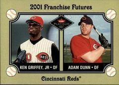 A. Dunn, K. Griffey #469 Baseball Cards 2001 Fleer Platinum Prices