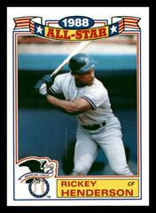 Ricky Henderson #7 Baseball Cards 1989 Topps All Star Glossy Set of 22 Prices