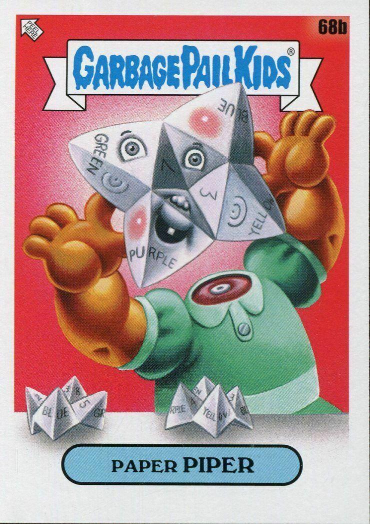 Paper PIPER 68b Prices Garbage Pail Kids Late To School GPK Cards