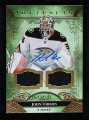 John Gibson [Autograph Material Gold] Hockey Cards 2020 Upper Deck Artifacts Prices