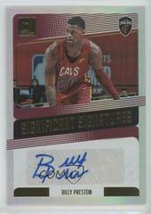 Billy Preston #BPS Basketball Cards 2018 Panini Donruss Significant Signatures Prices