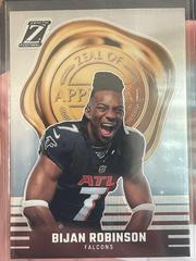 Bijan Robinson #27 Football Cards 2023 Panini Zenith Zeal of Approval Prices