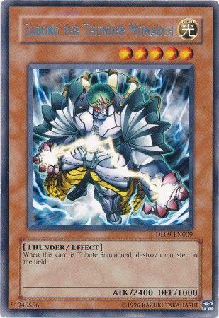 Zaborg the Thunder Monarch DL09-EN009 YuGiOh Duelist League