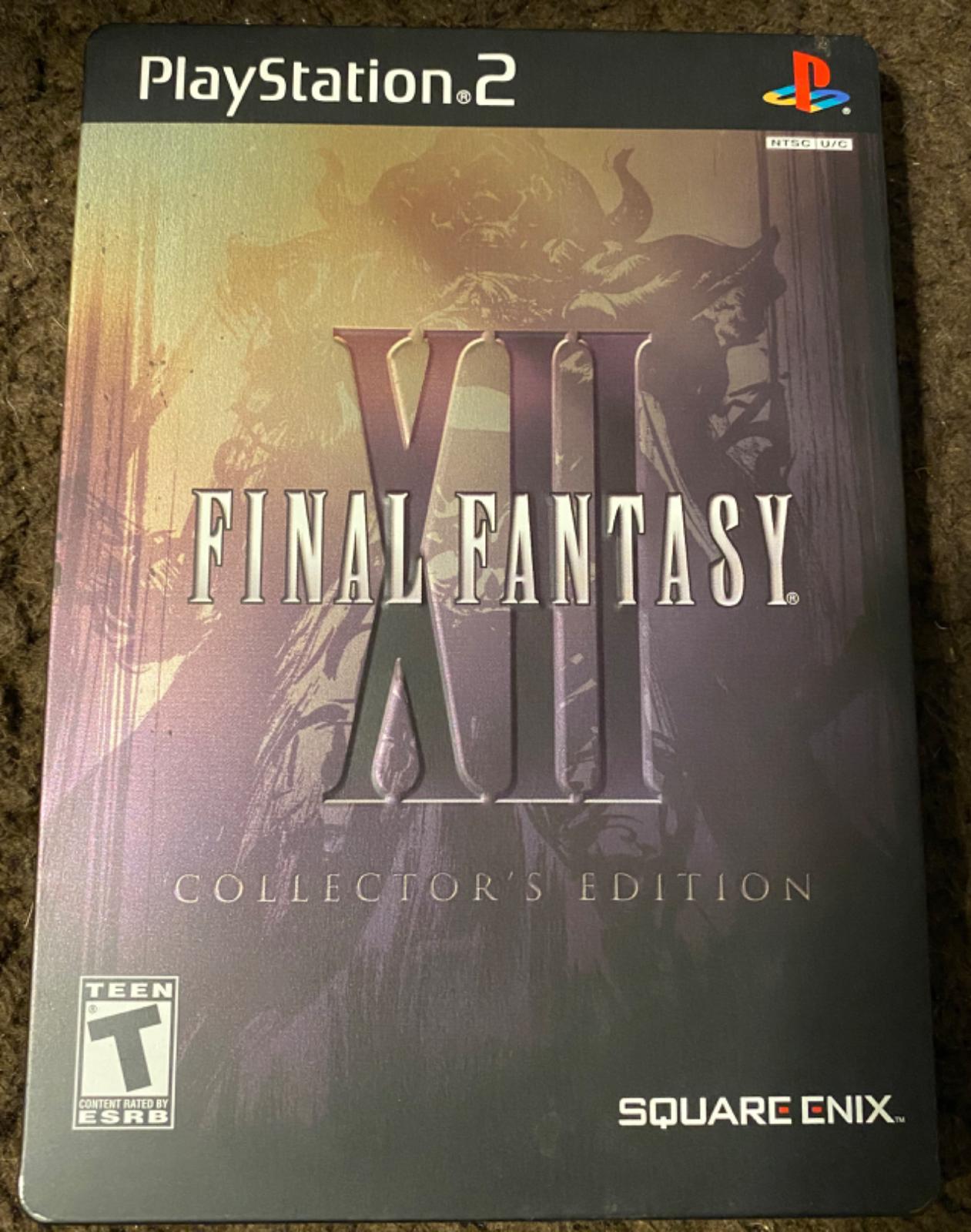 Final Fantasy Xii Collector S Edition Item Box And Manual Playstation 2