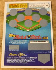 Jim Perry #24 [Match the Stats Redemption Card] Baseball Cards 1992 Topps Match the Stats Prices