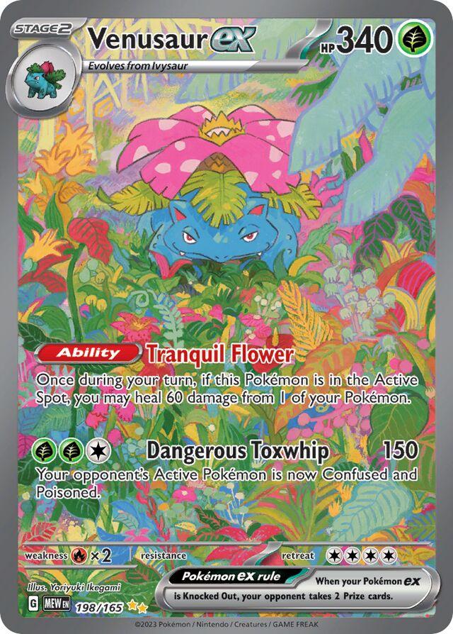 Venusaur ex #198 Pokemon Scarlet & Violet 151