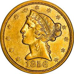 1856 O Coins Liberty Head Half Eagle Prices