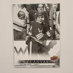 Peyton Krebs [Black & White] #C10 Hockey Cards 2022 Upper Deck UD Canvas Prices