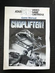 Manual | Choplifter Atari 400