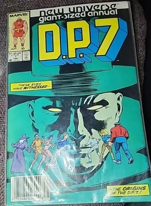 D.P.7 Annual [Newsstand] #1 (1987) Comic Books DP7