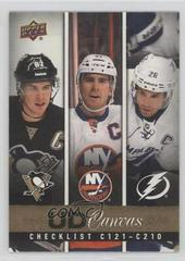John Tavares, Martin St. Louis, Sidney Crosby [Checklist #C121-C210] #C210 Hockey Cards 2013 Upper Deck Canvas Prices