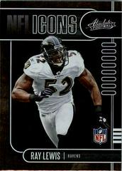 Ray Lewis #11 Football Cards 2019 Panini Absolute NFL Icons Prices