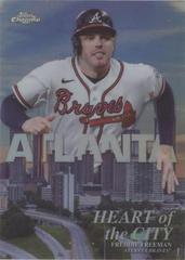 Freddie Freeman #HOC-5 Baseball Cards 2022 Topps Chrome Heart of the City Prices
