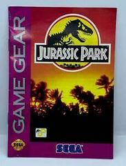 Jurassic Park - Manual | Jurassic Park Sega Game Gear