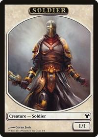 Soldier // Spirit Double-Sided Token Magic Modern Event Deck