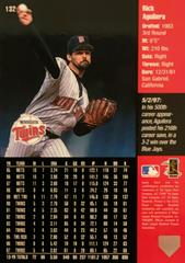 Rear | Rick Aguilera Baseball Cards 1998 Upper Deck