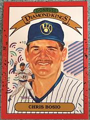 Chris Bosio #20 Baseball Cards 1990 Panini Donruss Diamond Kings Prices