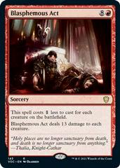Blasphemous Act Magic Innistrad: Crimson Vow Commander Prices