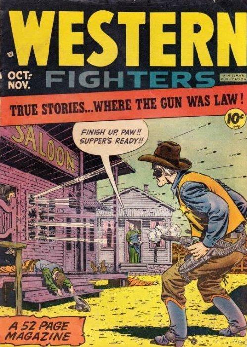 Western Fighters #4 (1948) Comic Books Western Fighters