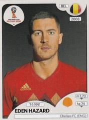 Eden Hazard [Black Back] Soccer Cards 2018 Panini World Cup Stickers Prices