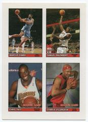 Camby/Dalembert/Taft/Villanueva #32 Basketball Cards 2005 Topps Bazooka 4 on 1 Stickers Prices
