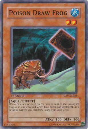 Poison Draw Frog [1st Edition] CRV-EN028 YuGiOh Cybernetic Revolution