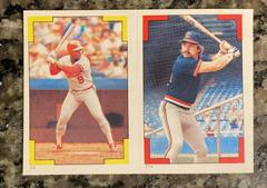 Terry Pendleton, George Vukovich #53 / 214 Baseball Cards 1986 Topps Stickers Prices