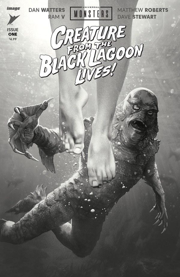 Universal Monsters: Creature From The Black Lagoon Lives [Middleton Sketch] #1 (2024) Comic Books Universal Monsters: Creature From The Black Lagoon Lives