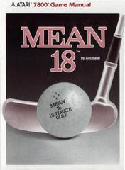 Mean 18 Golf - Manual | Mean 18 Ultimate Golf Atari 7800