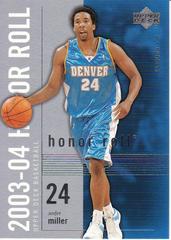Andre Miller Basketball Cards 2003 Upper Deck Honor Roll Prices