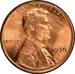 1970 S [PROOF] Coins Lincoln Memorial Penny Prices