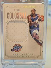 Karl Malone Basketball Cards 2014 Panini National Treasures Colossal Jersey Prices