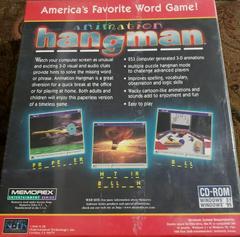Back Cover | Animation Hangman PC Games