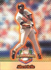 Albert Belle #7DD Baseball Cards 2001 Ultra Decade of Dominance Prices