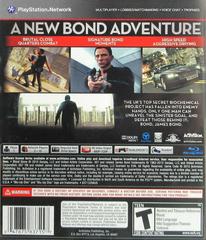Back Cover | 007 Blood Stone Playstation 3
