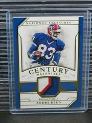 Andre Reed [Prime] Football Cards 2018 National Treasures Century Materials Prices