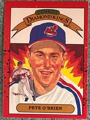 Pete O’Brien #24 Baseball Cards 1990 Panini Donruss Diamond Kings Prices