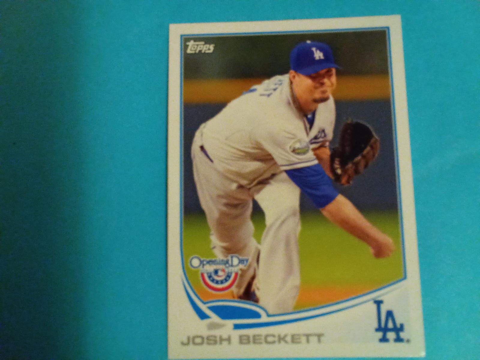 Josh Beckett #192 Baseball Cards 2013 Topps Opening Day