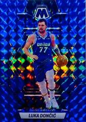 Luka Doncic [Blue] #1 Basketball Cards 2022 Panini Mosaic Prices