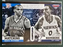 Russell Westbrook/Jeff Teague #5 Basketball Cards 2012 Panini Matching Numbers Prices