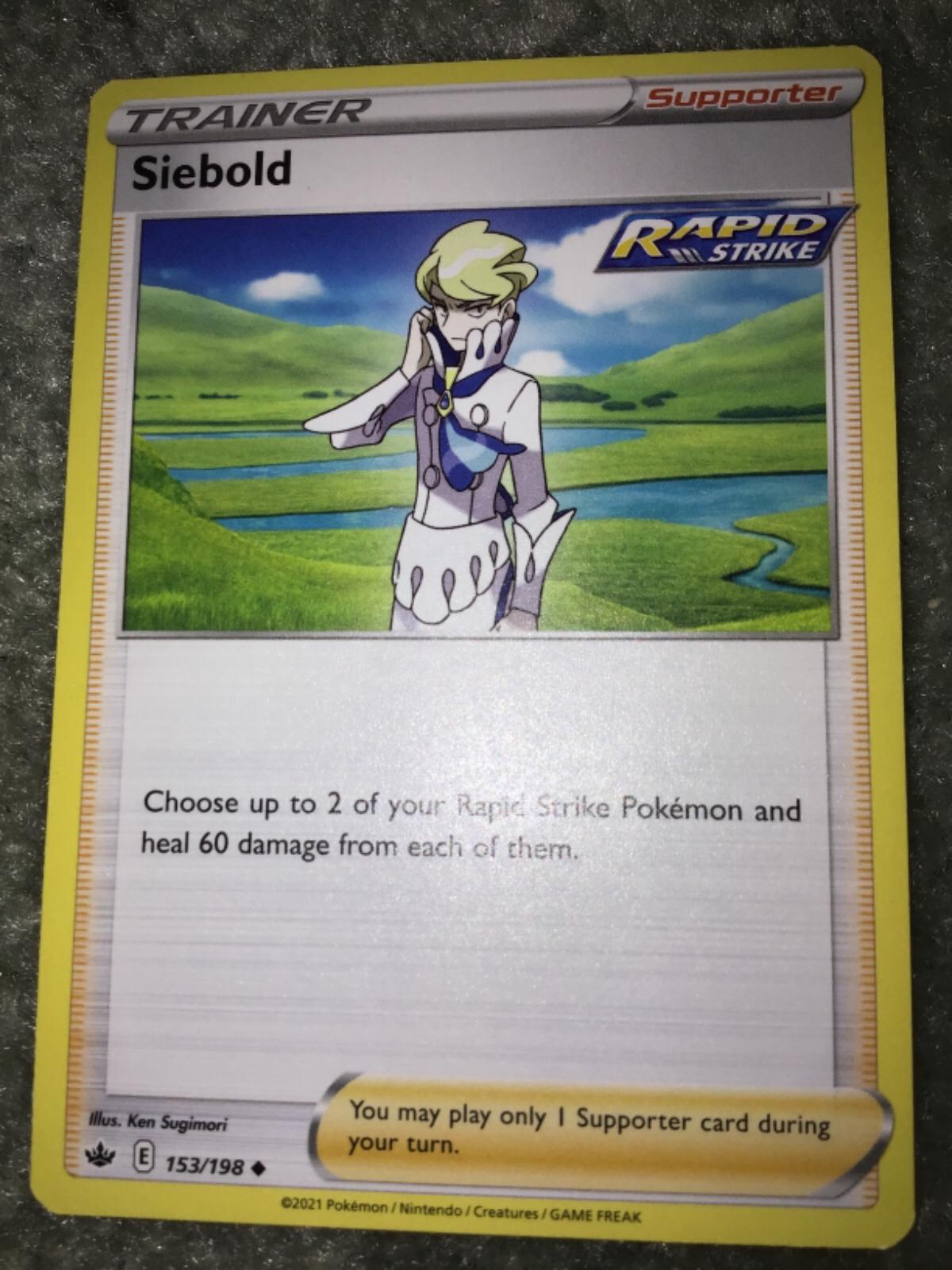 Siebold #153 Prices | Pokemon Chilling Reign | Pokemon Cards