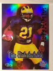 Tim Biakabutuka 1996 Classic #RY6 Rookie of The Year Interactive #RY6 Football Cards 1996 Classic NFL Draft Prices