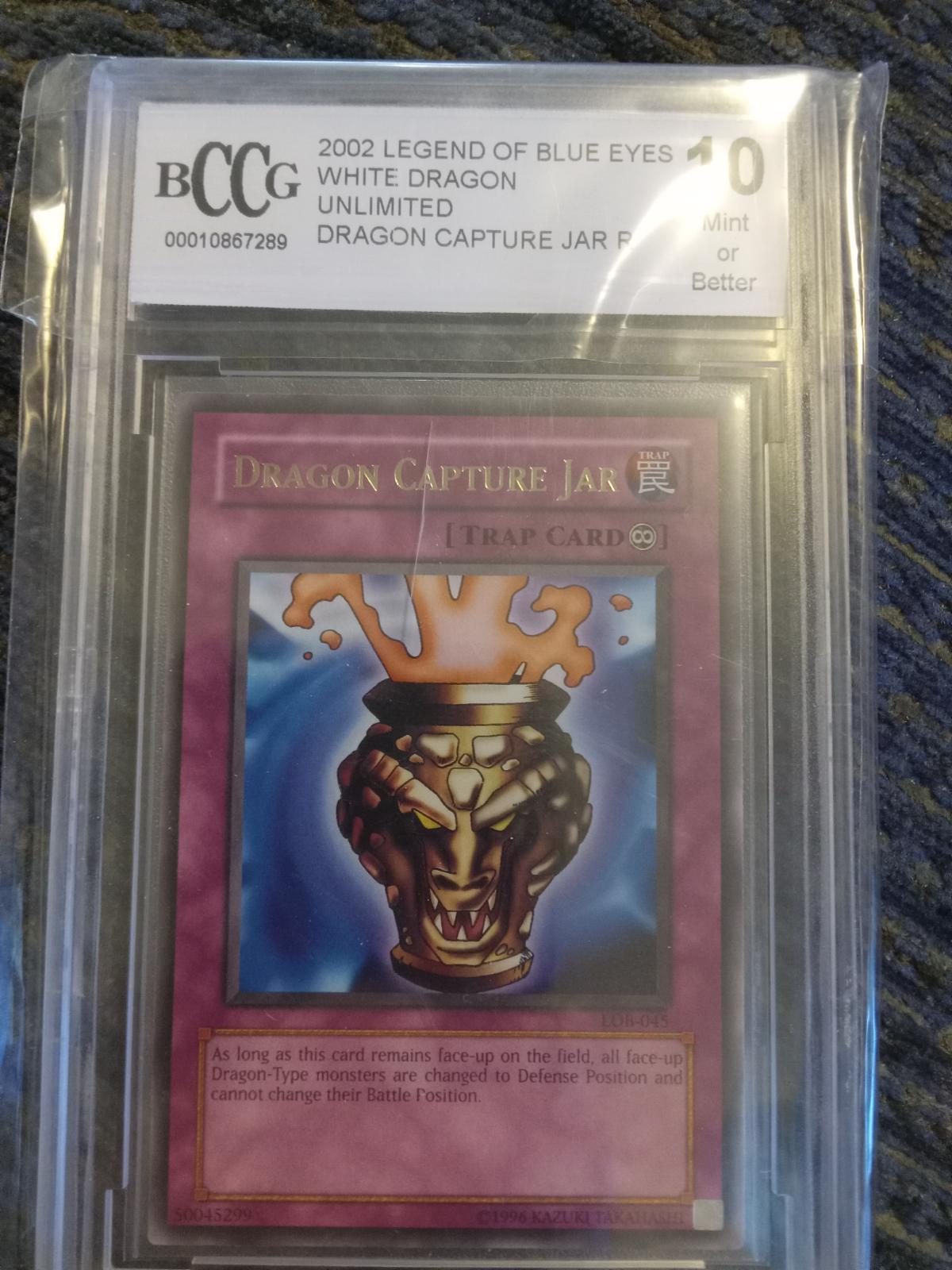 Dragon Capture Jar BGS 10 YuGiOh Legend of Blue Eyes White Dragon