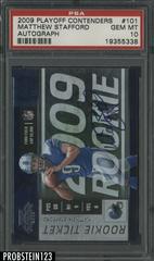 Matthew Stafford [College Rookie Ticket Autograph] #5 Football Cards 2009 Playoff Contenders Prices